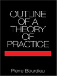 Outline Of A Theory Of Practice