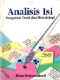 Image of Analisis Isi: Pengantar Teori Dan Metodologi