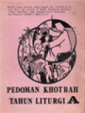 Pedoman Khotbah Tahun Liturgi A