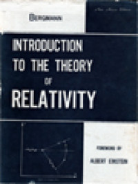 Introduction To The Theory Of Relativity