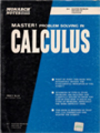 Master! Problem Solving In Calculus