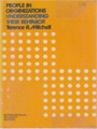 Image of People In Organizations Understanding Their Behavior