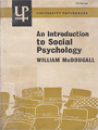 Image of An Introduction To Social Psychology