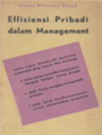 Effisiensi Pribadi Dalam Management