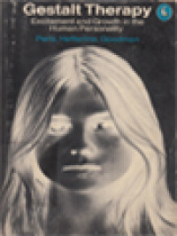 Image of Gestalt Therapy: Excitement And Growth In The Human Personality