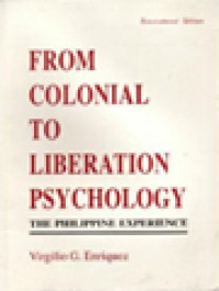 Image of From Colonial To Liberation Psychology: The Philippine Experience