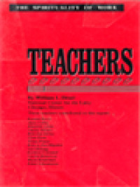 Image of Teachers: The Spirituality Of Work