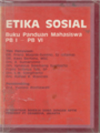 Image of Etika Sosial: Buku Panduan Mahasiswa PB I - PB VI