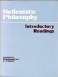 Hellenistic Philosophy: Introductory Readings