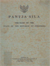 Image of Pantja Sila: The Basis Of The State Of The Republic Of Indonesia