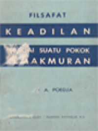 Image of Filsafat Keadilan Sebagai Pokok Kemakmuran