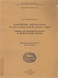 Pantheism And Monism In Javanese Suluk Literature: Islamic And Indian Mysticism In An Indonesian Setting