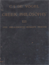 Greek Philosophy III: The Hellenistic-Roman Period