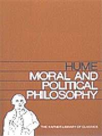 Hume's Moral And Political Philosophy