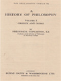 A History Of Philosophy I: Greece And Rome