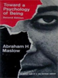 Image of Toward A Psychology Of Being