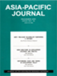 Asia-Pacific Journal: ADB'S Pan-Asian Regionalism Framework: A Critique, New Directions In Development Discourse And Practice, Outstanding Issues And Trends In Development Policy