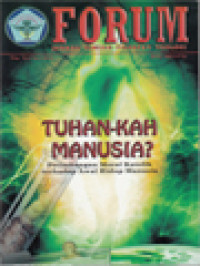 Image of Forum Filsafat: Tuhan-Kah Manusia? Pertimbangan Moral Katolik Terhadap Awal Hidup Manusia