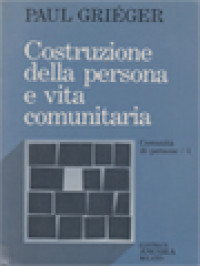 Image of Costruzione Della Persona E Vita Comunitaria 