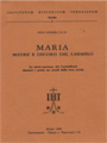 Maria Madre E Decoro Del Carmelo: La Pietà Mariana Dei Carmelitani Durante I Primi Tre Secoli Della Loro Storia