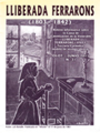 Image of Lliberada Ferrarons (1803 - 1842): Boletín Informativo Sobre La Causa De Canonización De La Venerable Lliberada Ferrarons I Vivés, Terciaria Carmelita, Modelo De Jóvenes Obreras