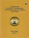 Panduan Supervisi Akademik Yayasan Sancta Maria Malang