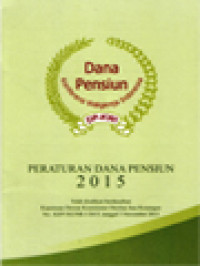 Dana Pensiun Konferensi Waligereja Indonesia, Peraturan Dana Pensiun 2015