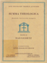 Image of Summa Theologica 13: Das Gesetz (I-II, 90 - 105)
