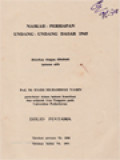 Naskah - Persiapan Undang-Undang Dasar 1945 (I)