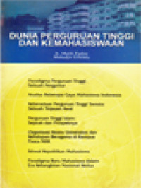 Image of Dunia Perguruan Tinggi Dan Kemahasiswaan