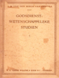 Image of Godsdienst Wetenschappelijke Studiën I