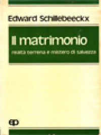 Image of Il Matrimonio: Realtà Terrena E Mistero Di Salvezza