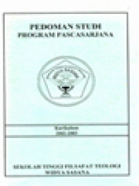 Image of Pedoman Studi Program Pascasarjana Kurikulum 2002-2003