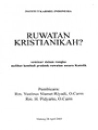 Ruwatan, Kristianikah?: Seminar Dalam Rangka Melihat Kembali Praktek Ruwatan Secara Katolik