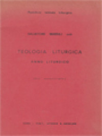 Image of Teologia Liturgica: Anno Liturgico