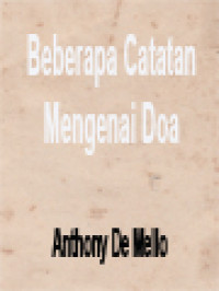 Image of Beberapa Catatan Mengenai Doa