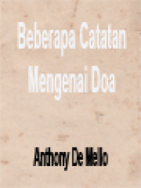 Beberapa Catatan Mengenai Doa