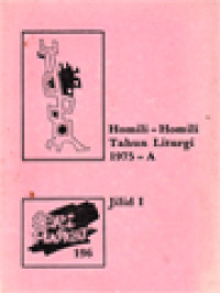 Image of Homili-Homili Tahun Liturgi 1975-A I: Masa Adven Dan Natal