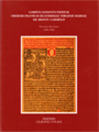 Corpus Constitutionum Ordinis Fratrum Beatissimae Virginis Mariae de Monte Carmelo, Volume Secundo 1456-1904 / Edison R.L. Tinambunan (A cura)