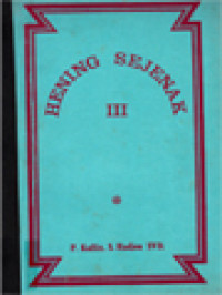 Image of Hening Sejenak III
