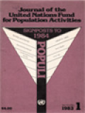 Journal Of The United Nations Fund For Population Activities