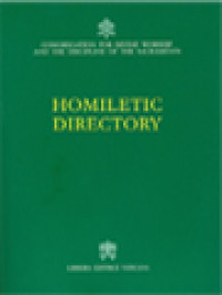 Image of Homiletic Directory: Congregation For Divine Worship And The Discipline Of The Sacraments