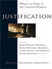 Image of Justification: What's At Stake In The Current Debates / Mark Husbands, Daniel J. Trier (Edited)