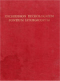 Enchiridion Euchologicum Fontium Liturgicorum