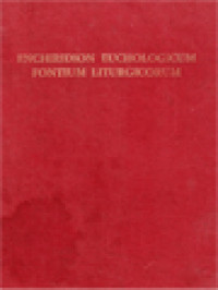 Enchiridion Euchologicum Fontium Liturgicorum