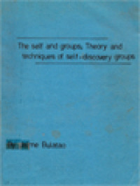 The Self And Groups; Theory And Techniques Of Self-Discovery Groups