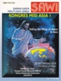 SAWI: Telling The Story Of Jesus In Asia: Kongres Misi Asia I, 19-22 Oktober 2006, Chiangmai - Thailand