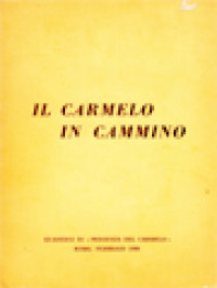 Il Carmelo In Cammino: Quaderni Di «Presenza Del Carmelo» Roma, Febbraio 1980