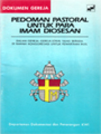 Pedoman Pastoral Untuk Para Imam Diosesan: Dalam Gereja-Gereja Lokal Yang Berada Di Dalam Konggregasi Untuk Pewartaan Injil