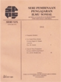 Seri Pembinaan Pengajaran Ilmu Sosial (Kumpulan Karangan Ilmiah Dosen FPIPS IKIP Sanata Dharma) XVIII: Modernisme, Nasionalisme Dan Demokratisme Hamengku Buwono IX, Sosiologi Dan Sejarah